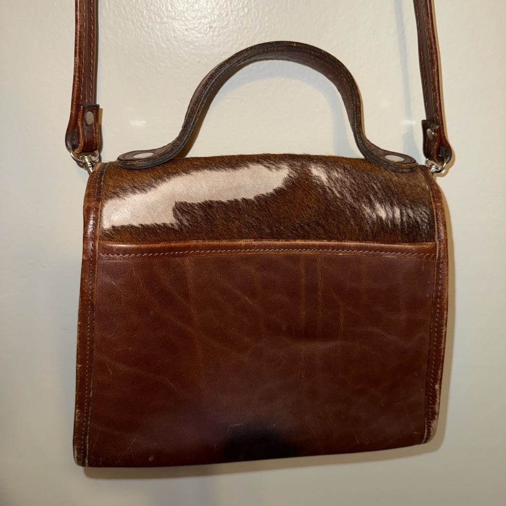 Vintage western belt buckle leather purse - Picture 5 of 10